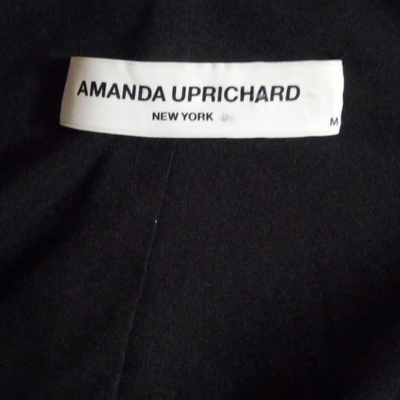 Amanda Uprichard Gray Reptile Snake Print V Neck Button Detail Tank Top Medium - Picture 7 of 8